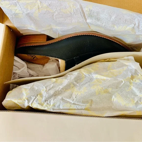 Sofft Mules Naoko Black Leather New in Box Size 10 - Picture 6 of 14